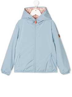 Save The Duck Kids куртка с капюшоном и нашивкой-логотипом