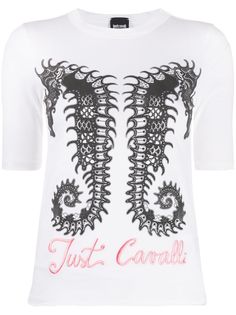 Just Cavalli футболка с принтом