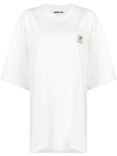McQ Alexander McQueen футболка оверсайз с нашивкой-логотипом