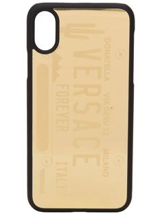 Versace чехол License Plate Logo для iPhone X/XS