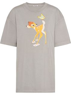 Miu Miu футболка с принтом Bambi из коллаборации с Disney