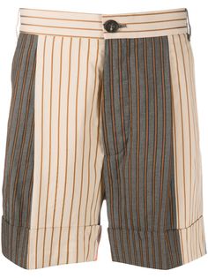 Vivienne Westwood полосатые шорты в стиле колор-блок