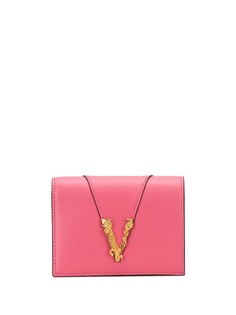 Versace картхолдер Virtus с металлической пряжкой