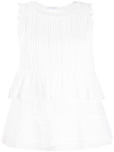 Dondup топ с драпировкой