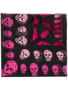 Alexander McQueen платок с принтом Skull