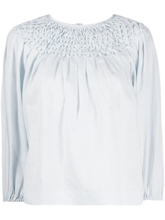 Innika Choo блузка со сборками на воротнике