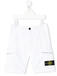 Stone Island Junior шорты с логотипом