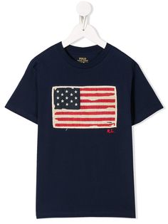 Ralph Lauren Kids футболка с аппликацией