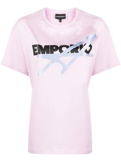Emporio Armani футболка свободного кроя с логотипом