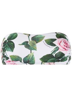 Dolce & Gabbana лиф бикини с цветочным принтом