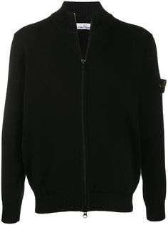 Stone Island флисовый джемпер на молнии
