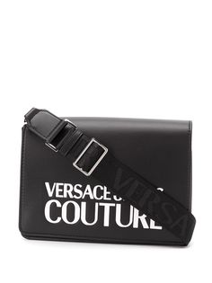 Versace Jeans Couture каркасная сумка из искусственной кожи с логотипом