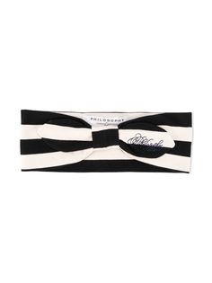 Philosophy Di Lorenzo Serafini Kids TEEN striped bow-embellished headband