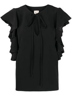 LAutre Chose шифоновая блузка с оборками