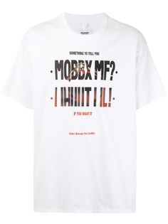 Doublet футболка с принтом Hidden Message