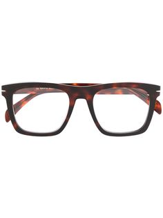 Eyewear by David Beckham солнцезащитные очки в прямоугольной оправе черепаховой расцветки