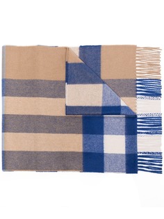 Burberry кашемировый шарф в клетку