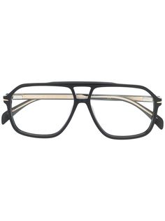 Eyewear by David Beckham солнцезащитные очки-авиаторы с двойным мостом