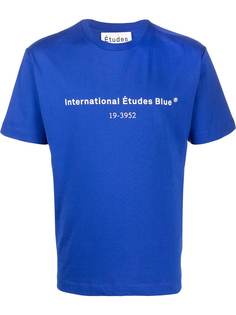 Etudes футболка Wonder International с принтом