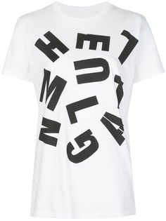 Helmut Lang футболка с логотипом