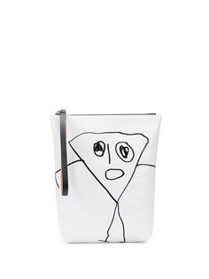 Plan C клатч с графичным принтом