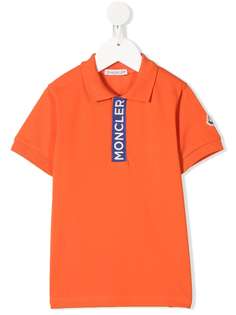 Moncler Enfant рубашка-поло с логотипом