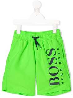 BOSS Kidswear плавки-шорты Quick Dry с логотипом
