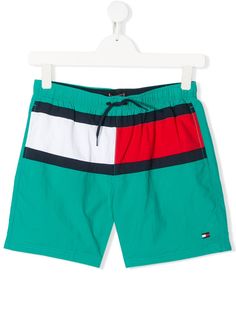 Tommy Hilfiger Junior плавки-шорты в стиле колор-блок