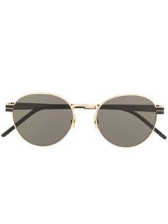 Saint Laurent Eyewear солнцезащитные очки Monogram SL 250 M в круглой оправе