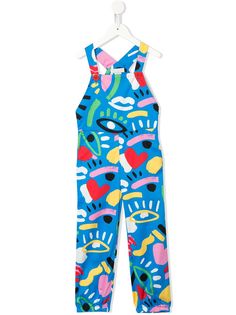 Stella McCartney Kids комбинезон с графичным принтом