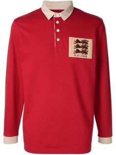 Kent & Curwen рубашка-регби Three Lions
