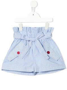 Stella Jean Kids шорты из сирсакера с карманами
