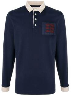 Kent & Curwen рубашка-регби Three Lions