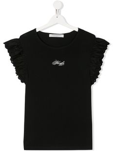 Philosophy Di Lorenzo Serafini Kids блузка с вышитым логотипом