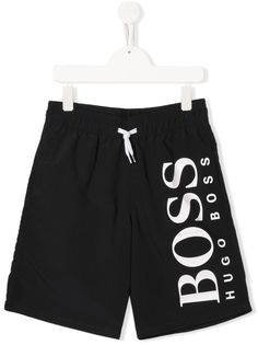 BOSS Kidswear плавки-шорты Quick Dry с логотипом