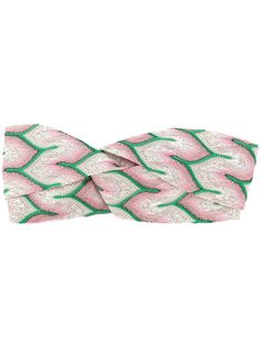 Missoni повязка на голову с узором зигзаг