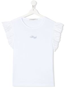 Philosophy Di Lorenzo Serafini Kids футболка с логотипом и оборками