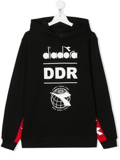 Diadora Junior худи с принтом DDR
