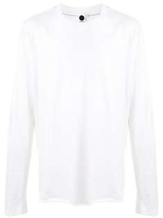 Bassike round neck long sleeve top