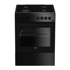 Газовая плита Beko FFSS62010GB, электрическая духовка, эмаль, черный