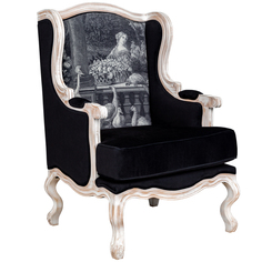 Кресло «венсен» (object desire) серый 64x106x66 см.