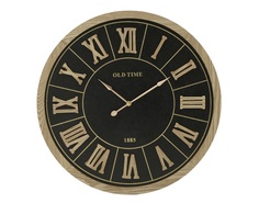 Часы настенные defender (to4rooms) черный 4 см.