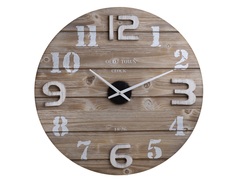 Часы настенные volny (to4rooms) коричневый 3.5 см.