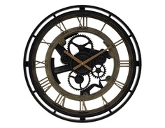 Часы настенные ygrainne (to4rooms) коричневый 4.5 см.