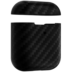 Чехол для AirPods LYAMBDA ANNET MANCINI Сarbon Series Black Matte ANNET MANCINI Сarbon Series Black Matte