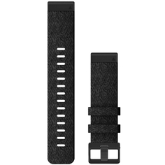 Сменный ремешок для носимого устройства Garmin QuickFit 20 Heathered Black/Black (010-12875-00)