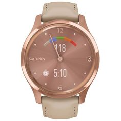 Спортивные часы Garmin Vivomove Luxe Rose Gold/Light Sand (010-02241-21)