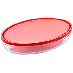 Форма для выпекания (стекло) Pyrex XL с крышкой, 35х24х6см (346BN00R) XL с крышкой, 35х24х6см (346BN00R)