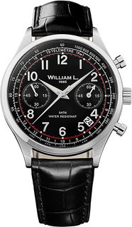 Мужские часы в коллекции Vintage Style Chronograph Мужские часы William L. WLAC01NRCN