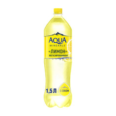 Вода питьевая Aqua Minerale "Лимон" ароматизированная 1,5 л